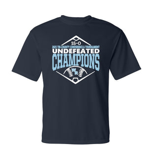 West Rowan Middle School Baseball Championship Shirt -  C2 Performance Brand