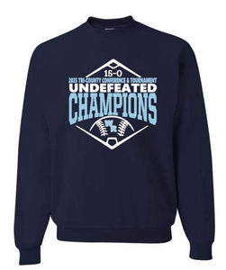 West Rowan Middle School Baseball Championship Shirt - Sweatshirt / Hoodie
