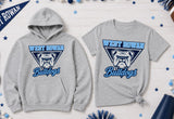 West Rowan Bulldogs - You Choose The Shirt Style - Shirt Color is Gray
