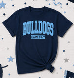 West Rowan Bulldogs - You Choose The Shirt Style - Shirt Color is Navy
