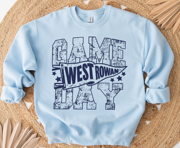 West Rowan Game Day - You Choose The Shirt Style - Shirt Color Light Blue