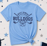 West Rowan Bulldogs Golf - You Choose The Shirt Style - Shirt Color is Light Blue