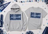 West Rowan Bulldogs - You Choose The Shirt Style - Shirt Color is Gray