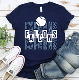 West Rowan Tennis - You Choose The Shirt Style - Navy Shirt