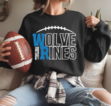 Wolverines Football -  Shirt Color Is Black