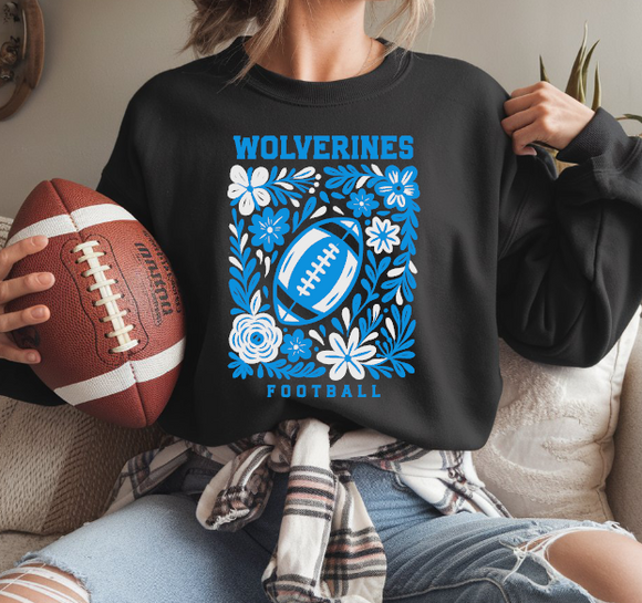 Wolverines Football -  Shirt Color Is Black
