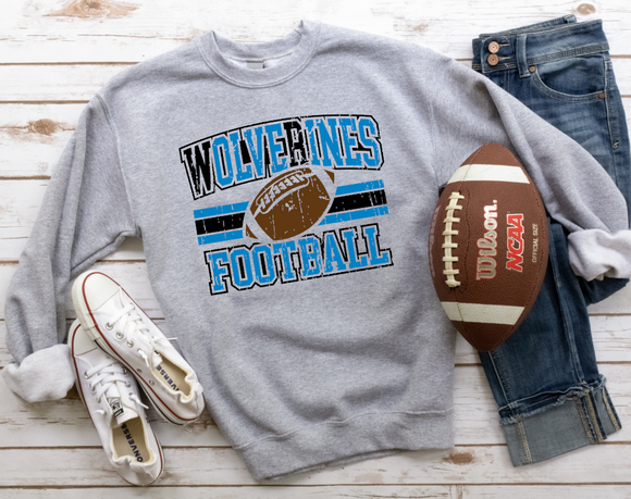 Wolverines Football -  Shirt Color Is Gray