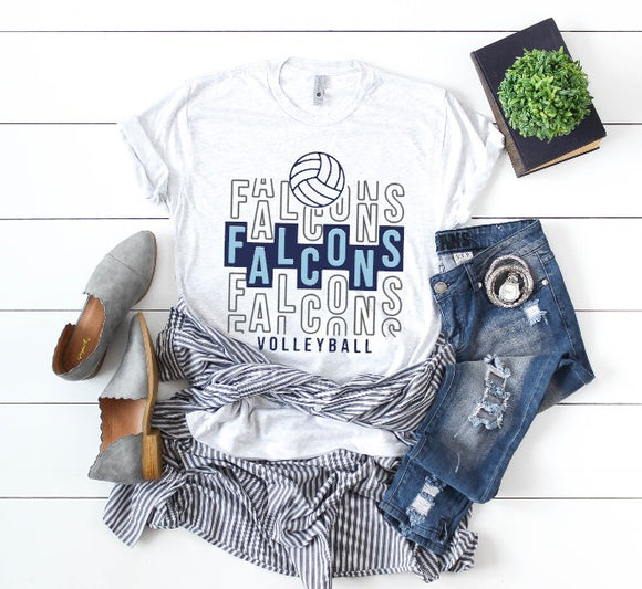 West Rowan Volleyball - You Choose The Shirt Style - Shirt Color Is Gray