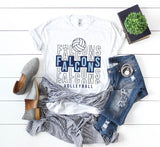 West Rowan Volleyball - You Choose The Shirt Style - Shirt Color Is Gray
