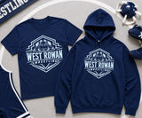 West Rowan Wrestling - You Choose The Shirt Style - Shirt Color is Navy