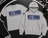 West Rowan Wrestling - You Choose The Shirt Style - Shirt Color is Gray
