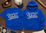 Cleveland Yeti Baseball - You Choose The Shirt Style - Shirt Color is Royal Blue