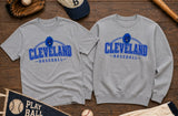 Cleveland Yeti Baseball - You Choose The Shirt Style - Shirt Color is Gray
