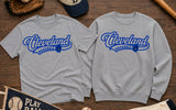 Cleveland Yeti Baseball - You Choose The Shirt Style - Shirt Color is Gray