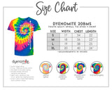 Coddle Creek Elementary  - You Choose The Shirt Style - Shirt Color Is Tie Dye