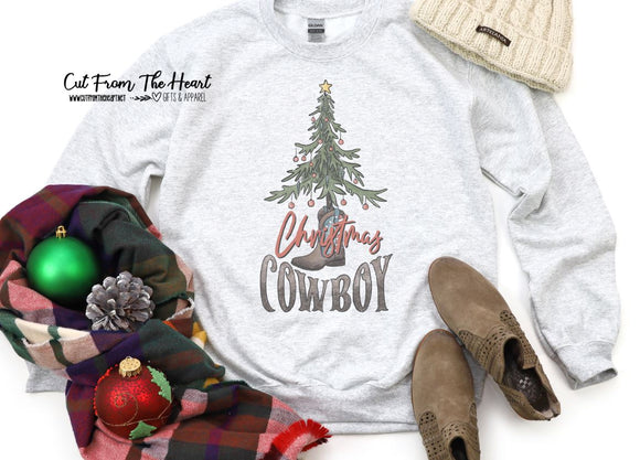 Cowboy Christmas Western Christmas Shirt