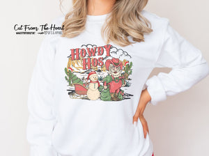 Howdy Ho's Western Christmas Shirt