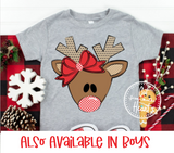 Kids Reindeer Christmas Shirt ~ Offered In Boys and Girls