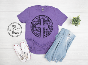 Easter Cross Graphic Tee