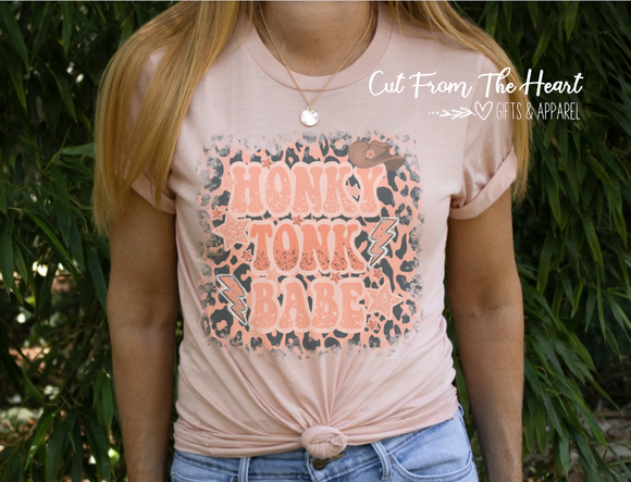 Honky Tonk Babe Sweatshirt or T-shirt