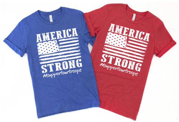 America Strong ~ Request Color In Order Notes