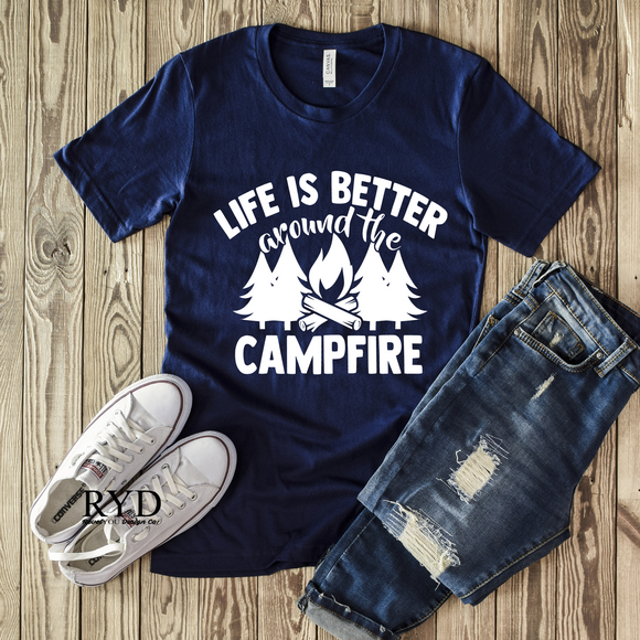 Life Is Better By The Campfire Unisex Short Sleeve T-shirt