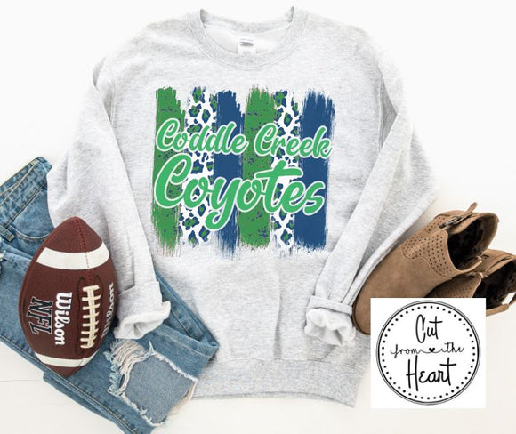 Coddle Creek Coyotes Unisex Crew Neck Sweatshirt