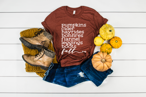 Hayrides, Pumpkins Unisex Short Sleeve Tee