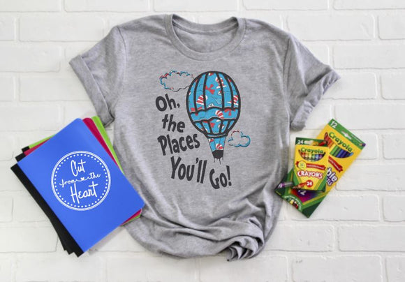 Oh The Places You Will Go Graphic Tee