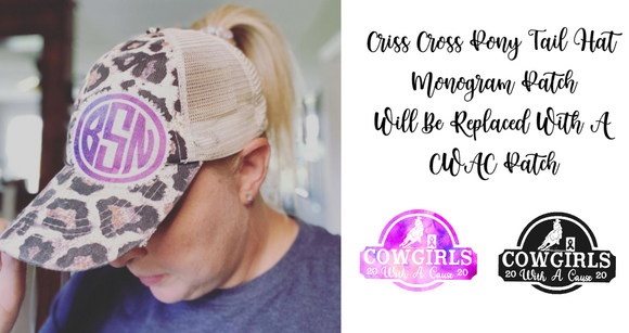 Cowgirls With A Cause Hat