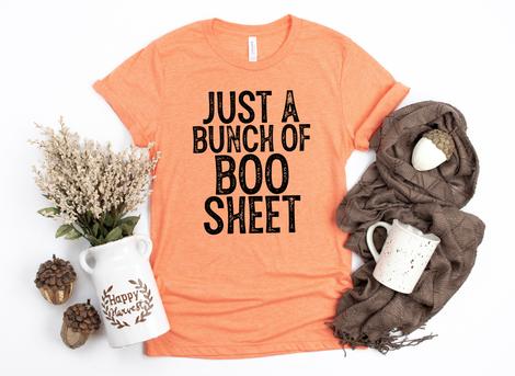 Just A Bunch Of Boo Sheet Unisex Graphic Tee