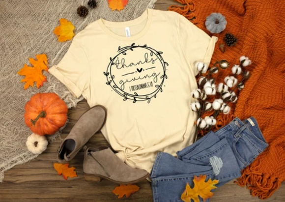 Thanksgiving Bible Verse Graphic Tee