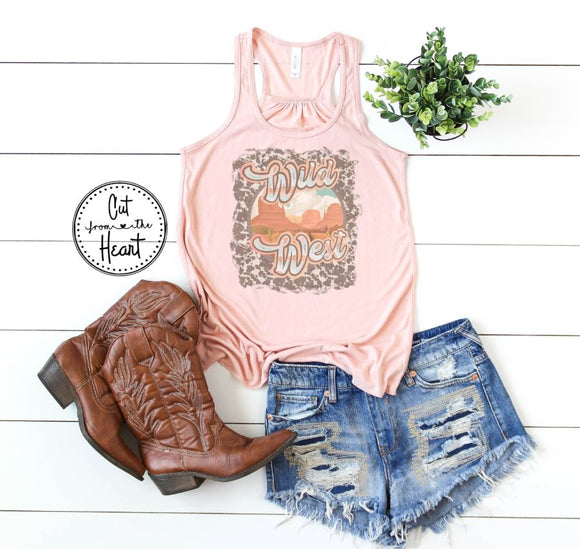 Wild West Punchy Graphic Tee Or Tank Top