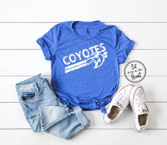 Coyotes School Pride T-Shirt, Coddle Creek Elementary School, School Spirt Shirt, Coyote School Mascot Shirt, Coddle Creek IBO School