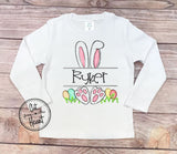 Personalized Girls Easter Bunny Shirt