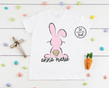 Toddler Girls Easter Shirt, Girls Monogrammed Easter Shirt, Girls Easter Bunny Shirts, Girls Easter Rabbit Shirts, Kids Easter Outfit