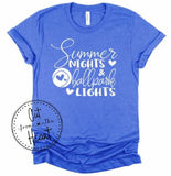 Summer Nights Ballpark Nights, Baseball Mom Shirt, Softball Mom Shirt, Baseball or Softball Mom Tank Top, Baseball Mom Tribe, Softball