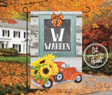 Happy Fall Garden Flag - Personalized