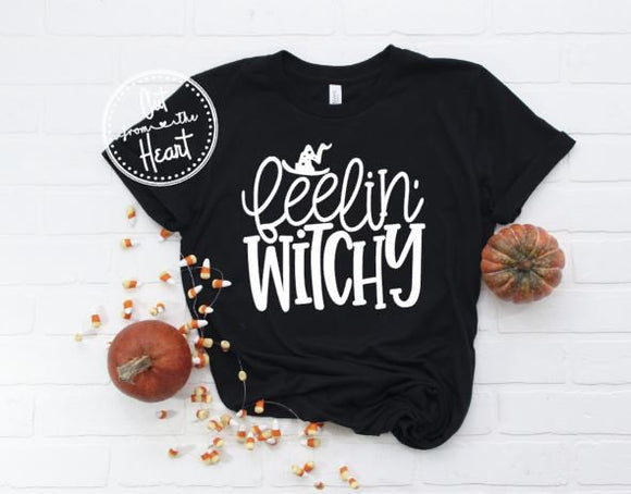 Feeling Witchy Shirt, Halloween Shirt For Her, Halloween Sweatshirt, Girls Halloween Shirt, Mommy and Me Matching Halloween, Witch Costume